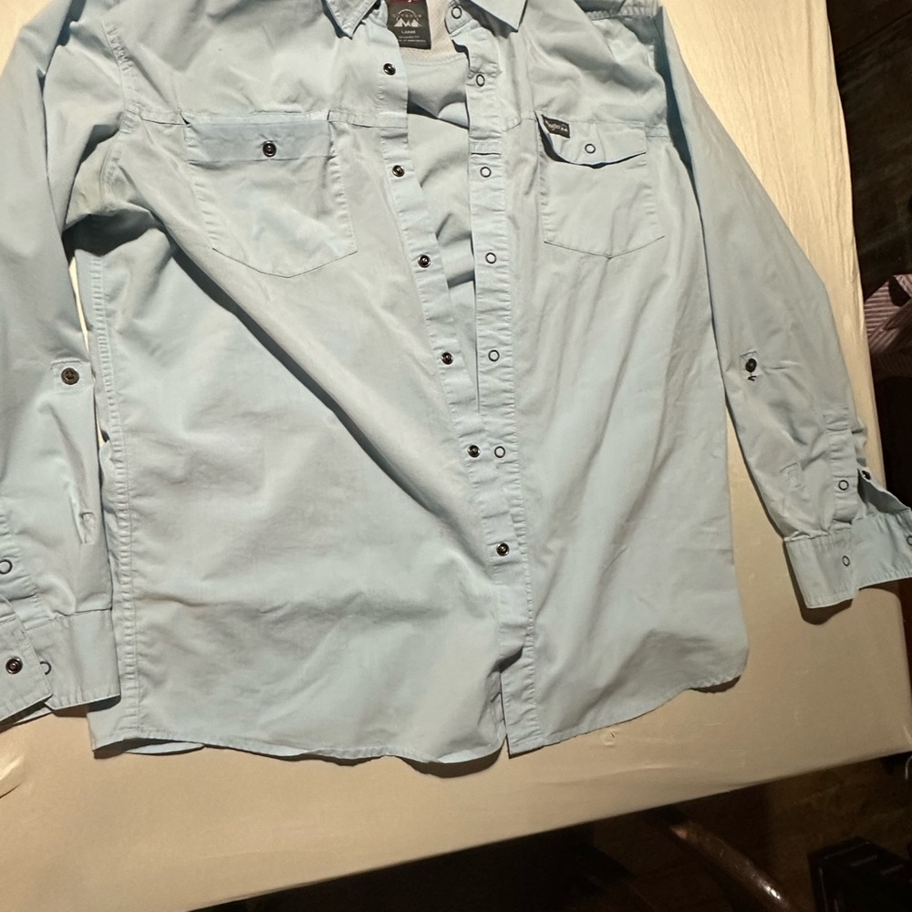 Light Blue Button-Up Shirt
